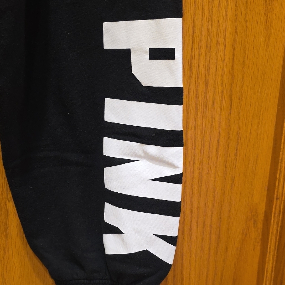 PINK Victoria's Secret Black Sweatpants - Picture 3 of 4